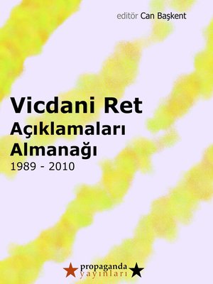 cover image of Vicdani Ret Açıklamaları Almanağı